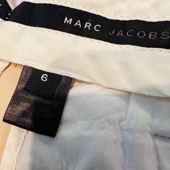 Marc Jacobs Straight Leg Trouser Pant Casual Pants Career Buttercream - 6 - Picture 4 of 4